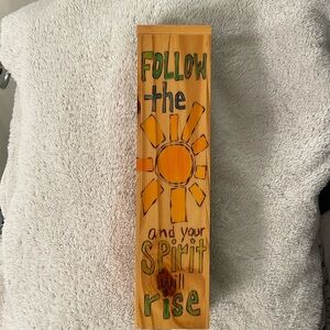 Decor indoor or outdoors wooden Garden art